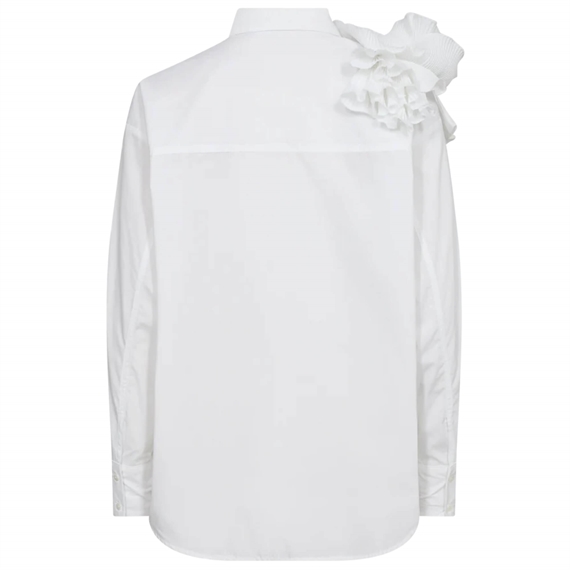 Copenhagen Muse CMPLEAT-FRILL Skjorte, Bright White